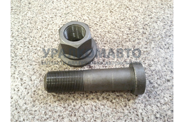 шпилька колесная передняя с гайкой L=85 D=22 M22 усиленная 12,9 DONG FENG 31ZD10-03051